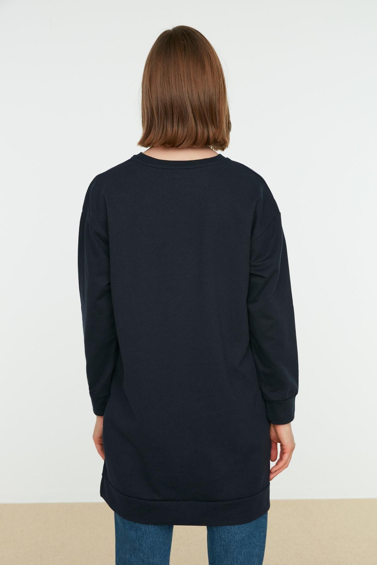 Navy Crew Neck Sweatshirt, , large image number 9
