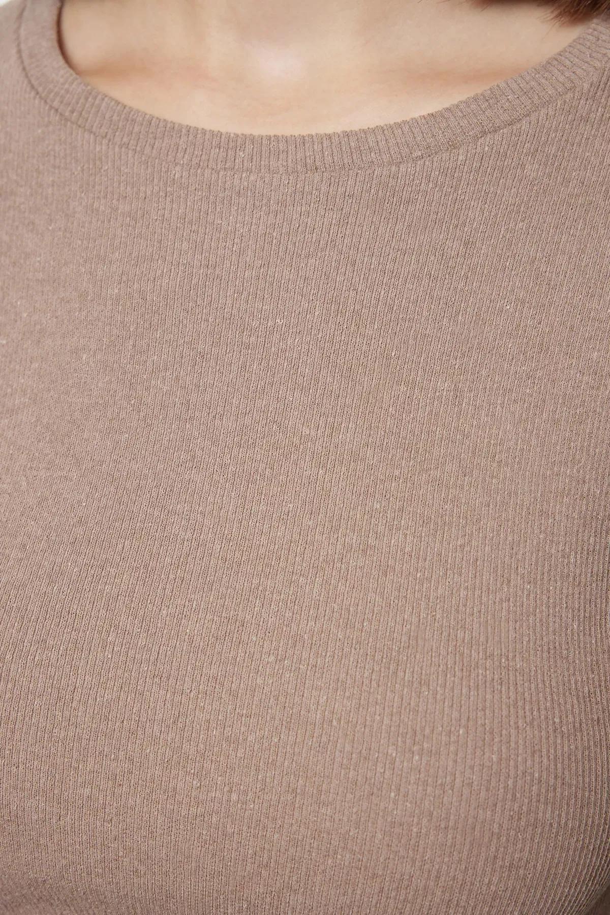 Multicolor slim blouse, set of 2, Brown, large image number 6