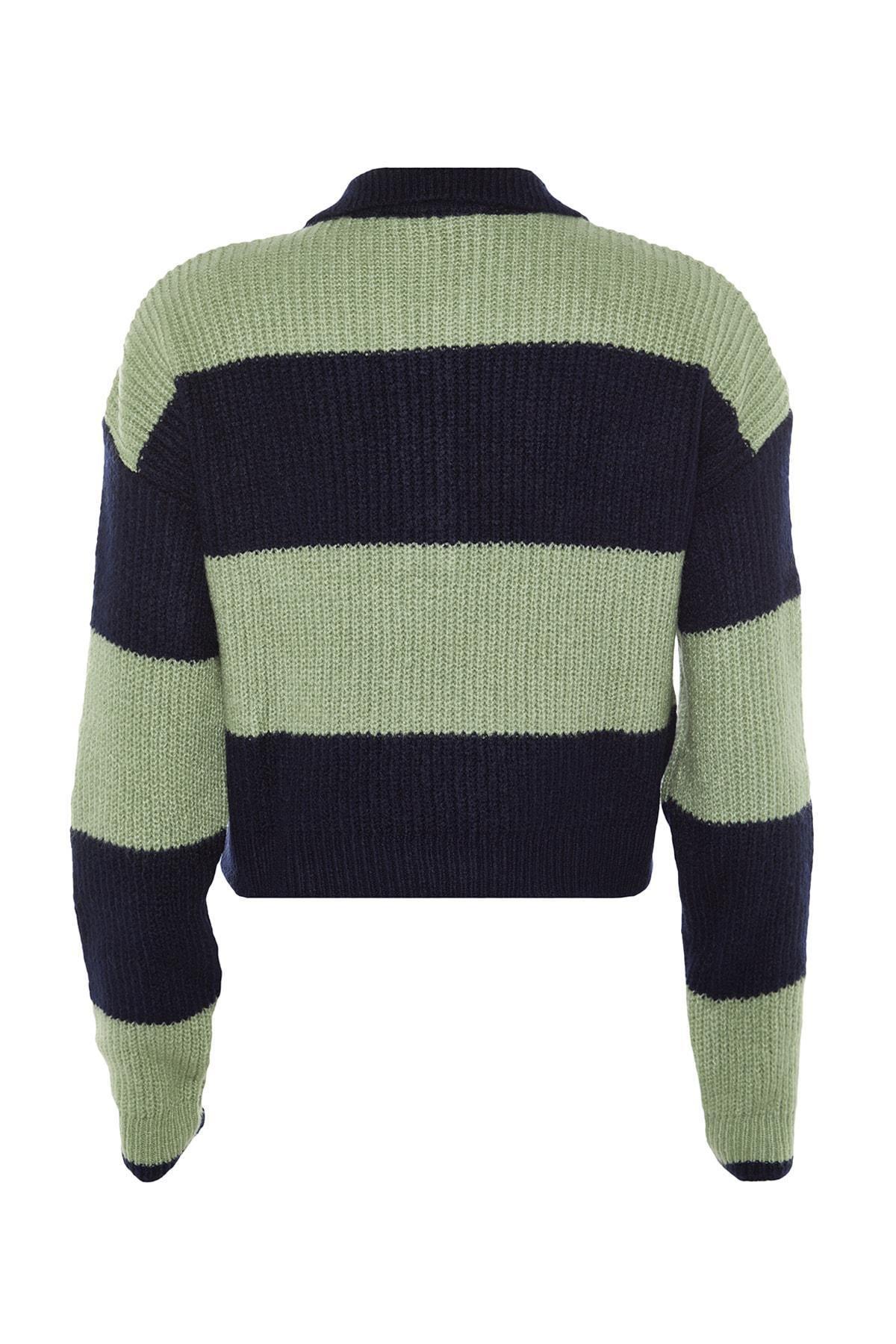 Navy Polo Neck Sweater, , large image number 5