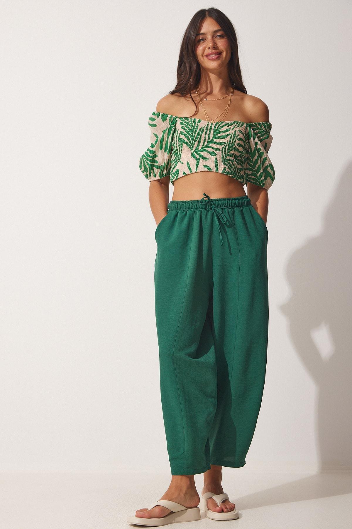 Green Carrot Pants, , large image number 1