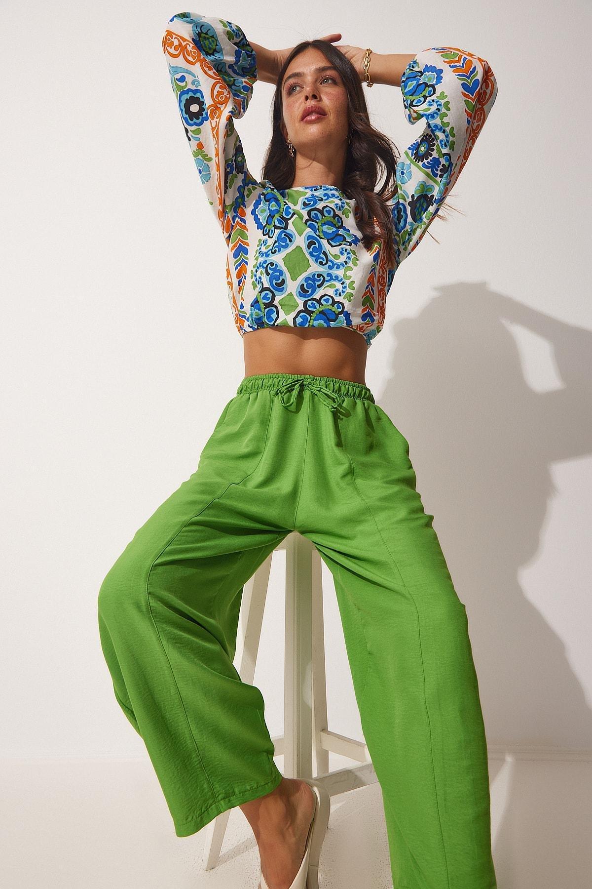 Green Carrot Pants, , large image number 0