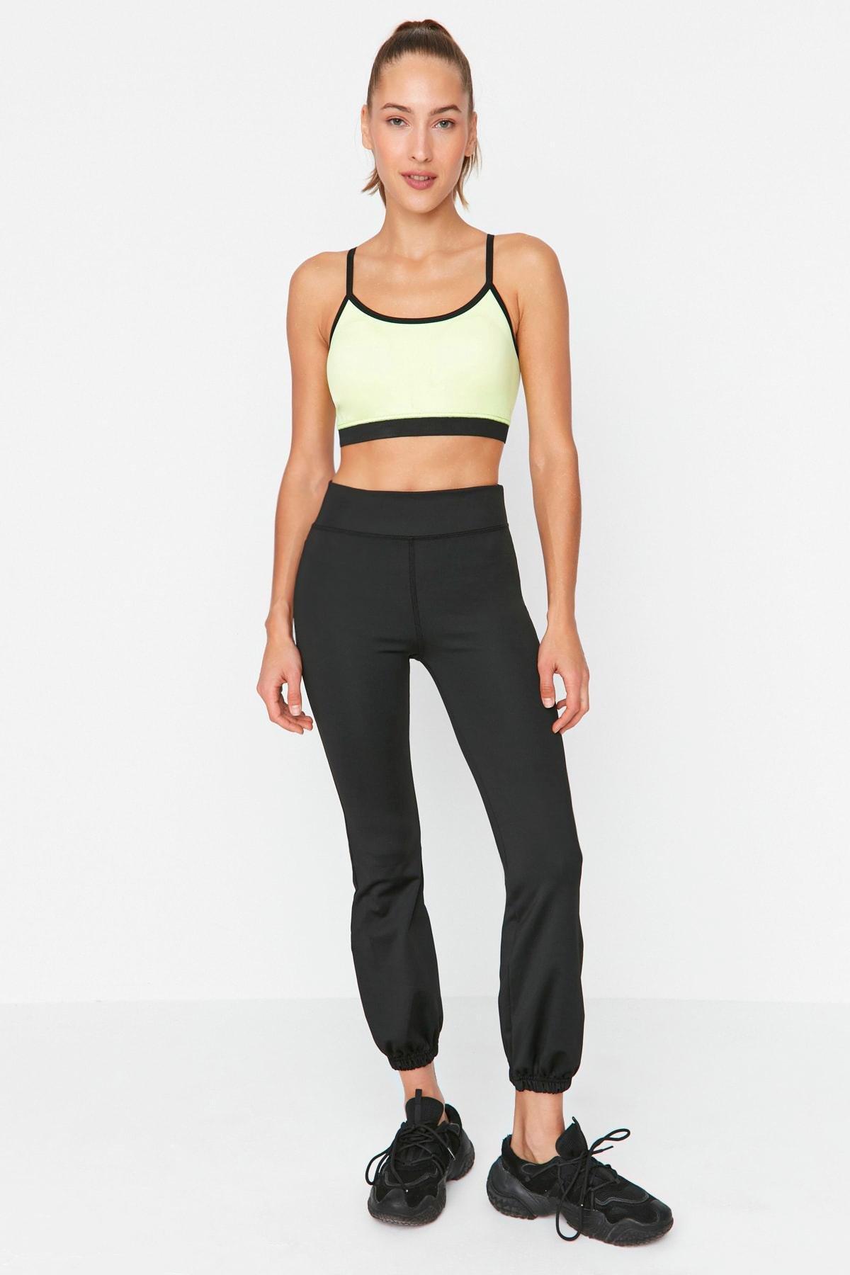 Black Mid Waist Sweatpants, , large image number 2