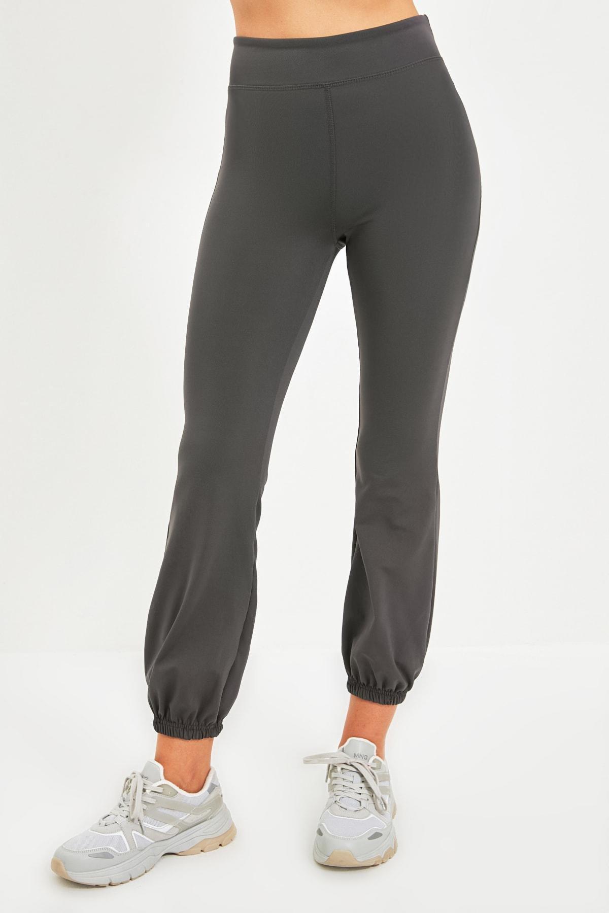 Black Mid Waist Sweatpants, , large image number 4