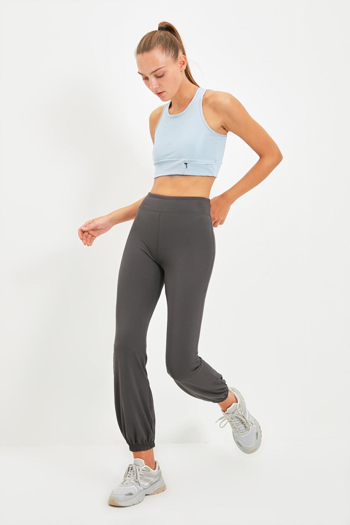 Black Mid Waist Sweatpants, , large image number 6