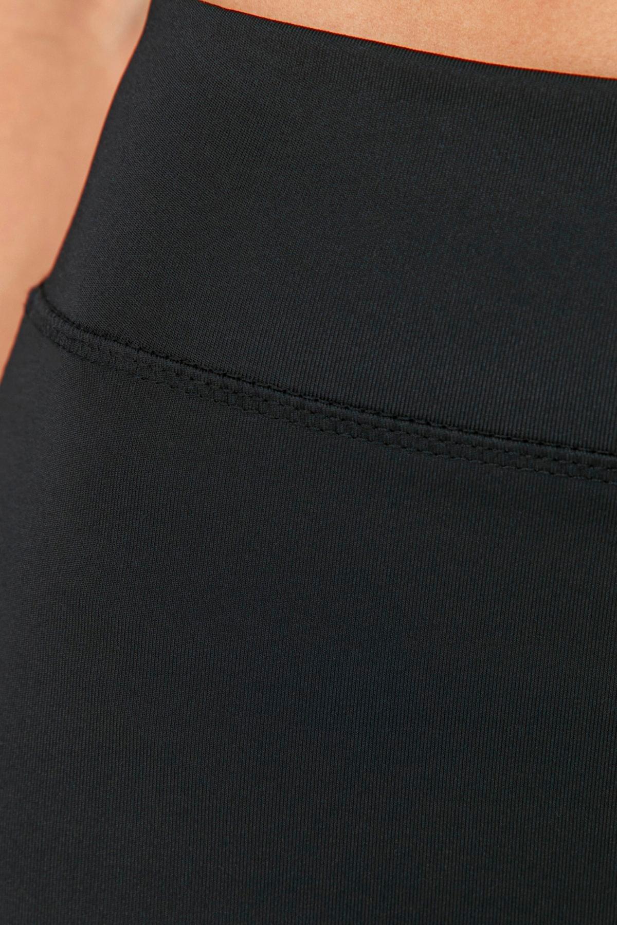 Black Mid Waist Sweatpants, , large image number 8