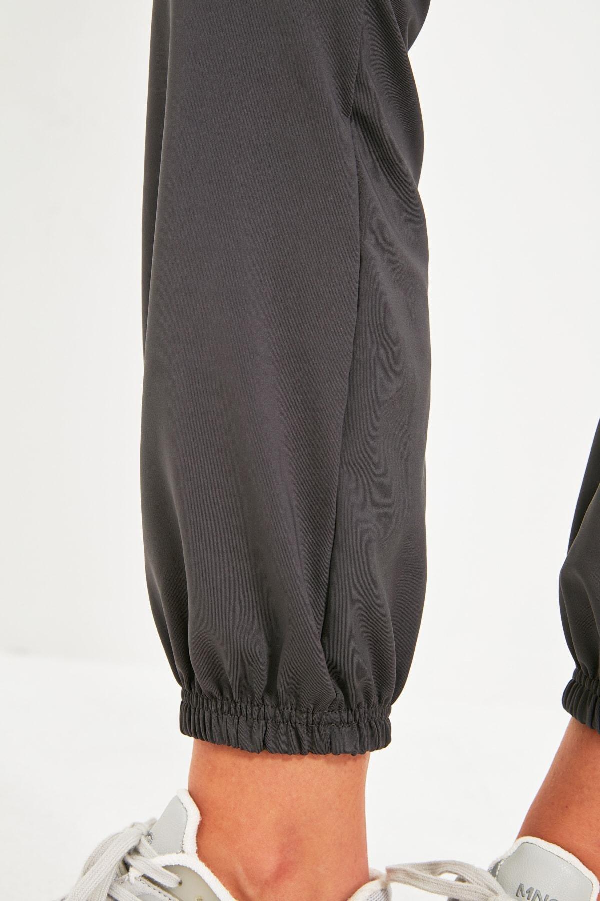 Black Mid Waist Sweatpants, , large image number 9