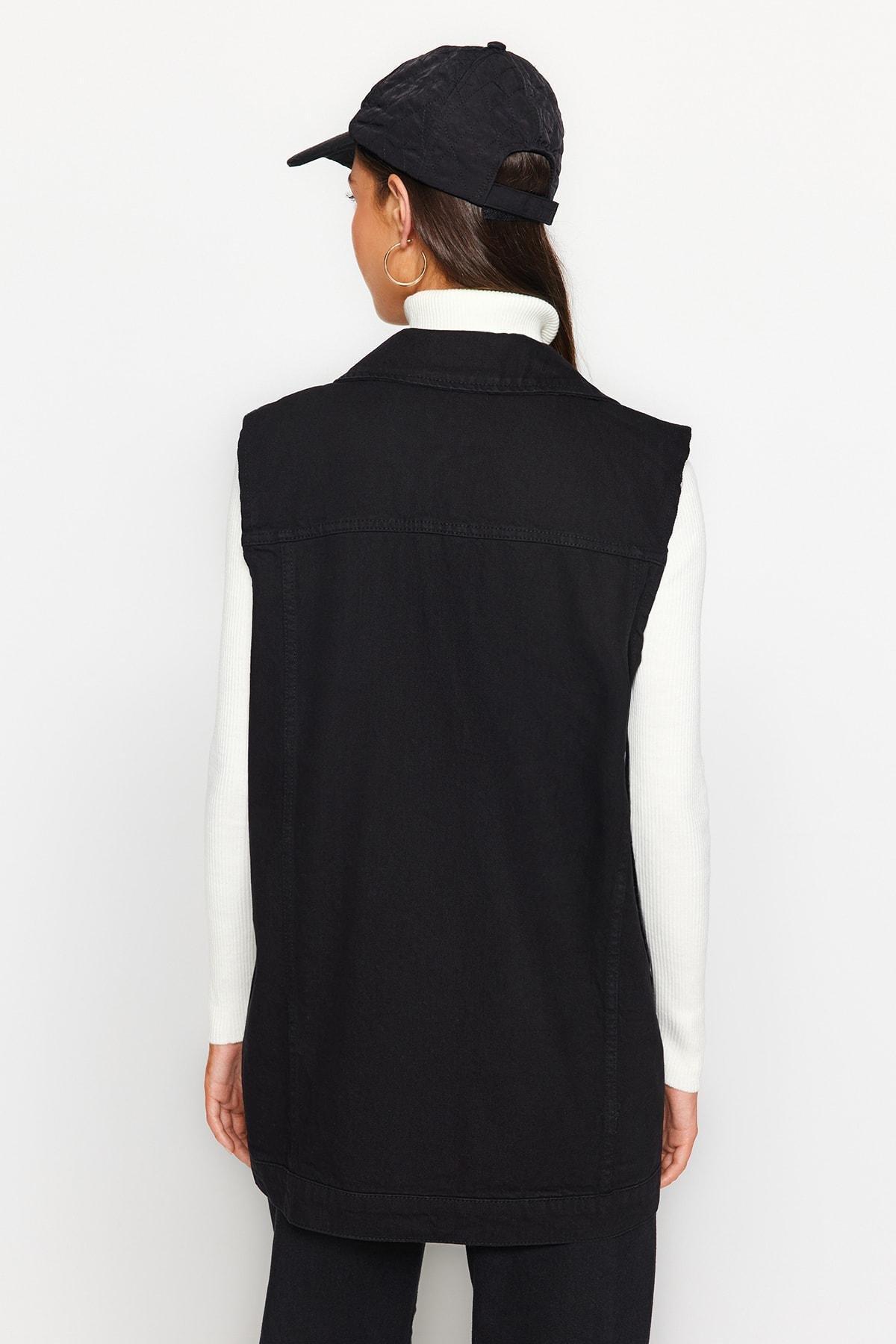 Black Women Vest, , large image number 6