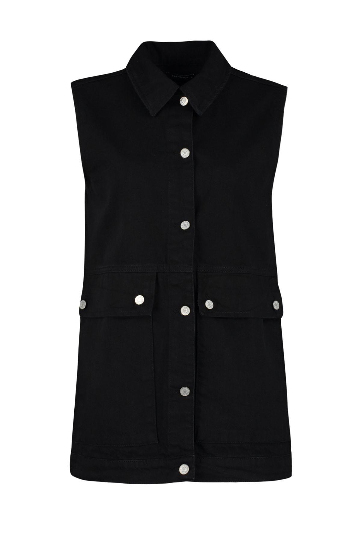 Black Women Vest, , large image number 7
