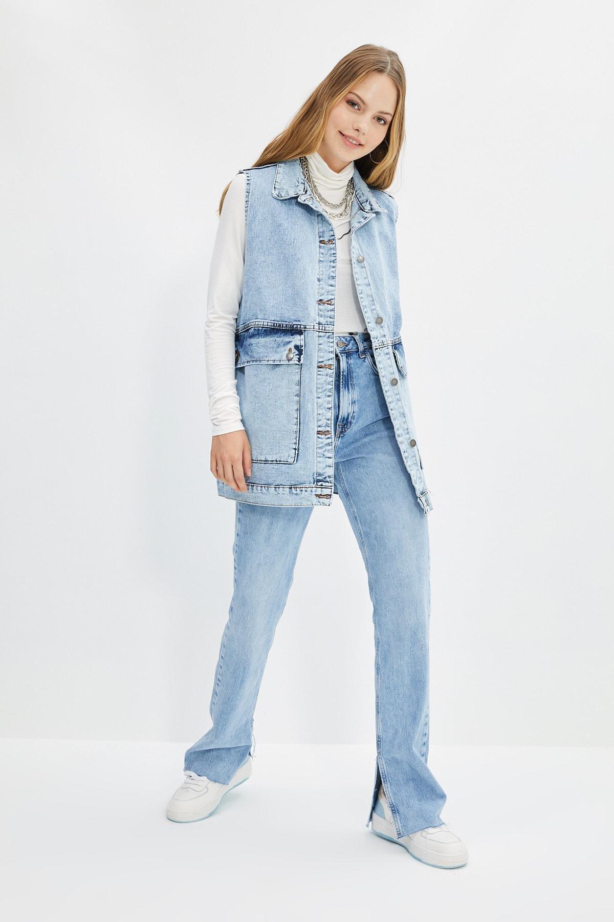 Blue Puffer Vest, , large image number 3