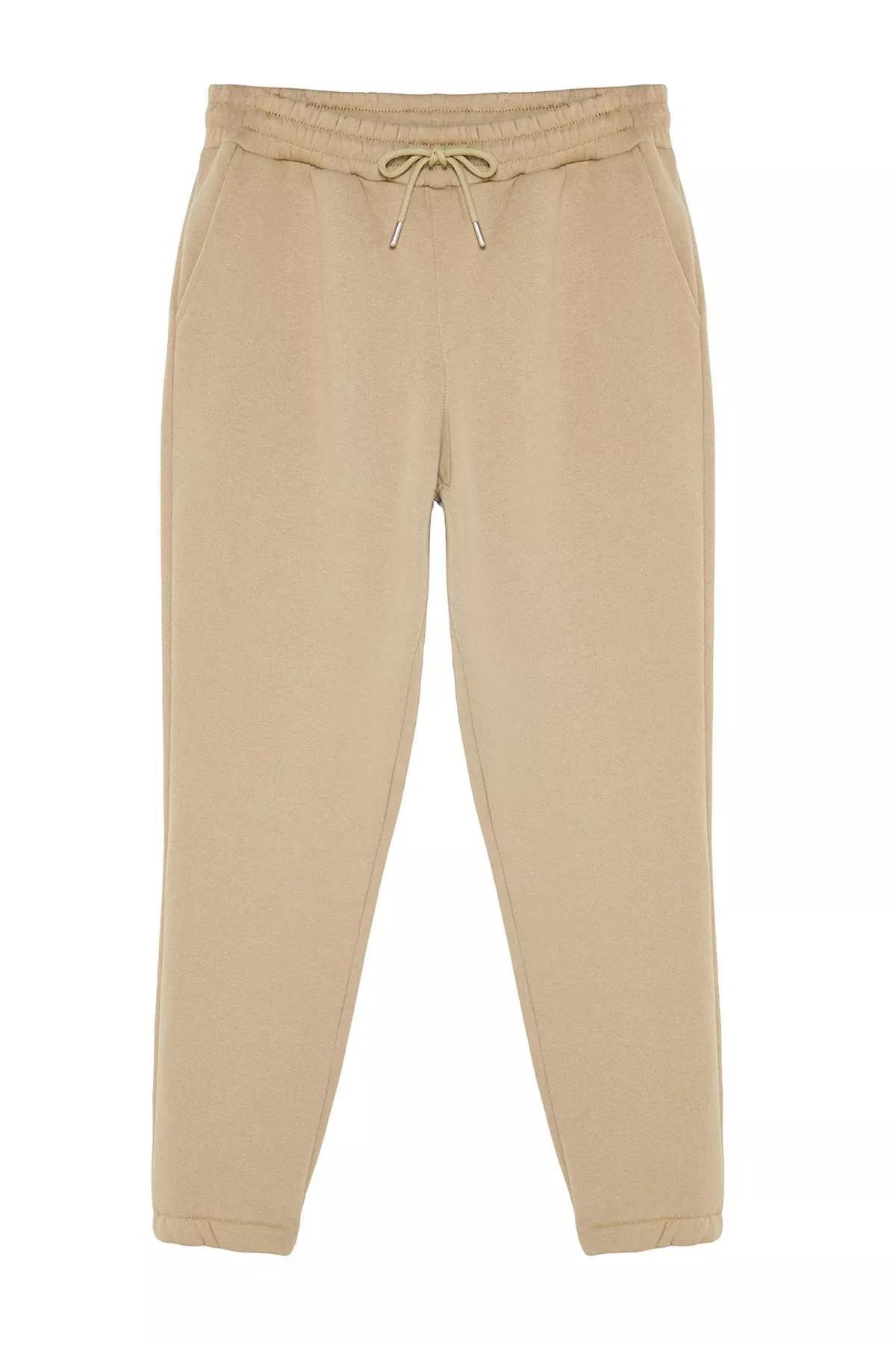 Grey Elastic Leg Lace-Up Sweatpants, C101_1698, large image number 4