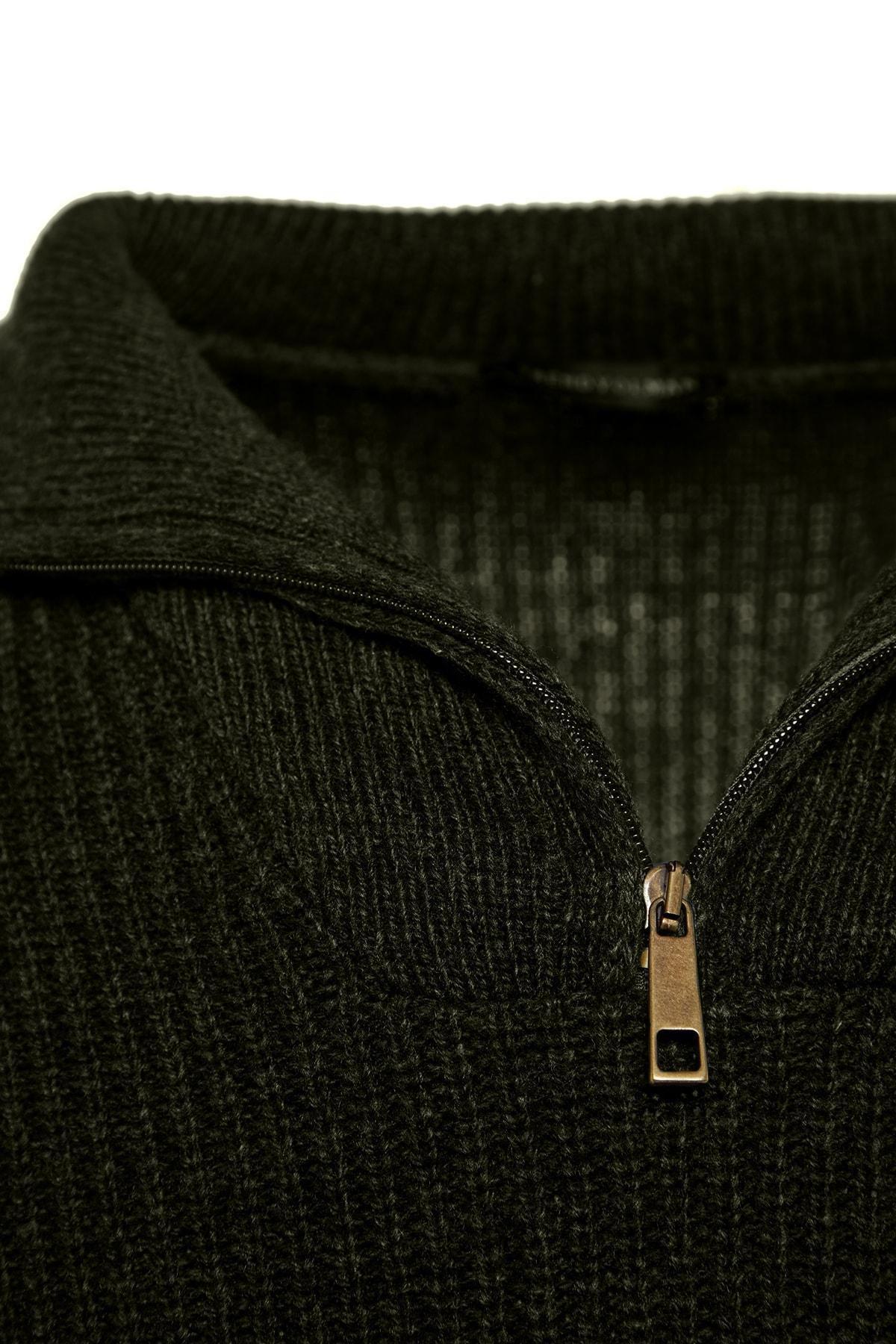 Khaki Regular Sweater, , large image number 5