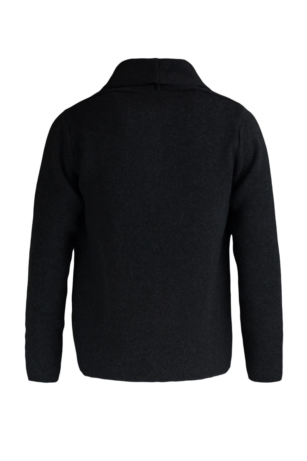 Grey Lapel Collar Cardigan, , large image number 7