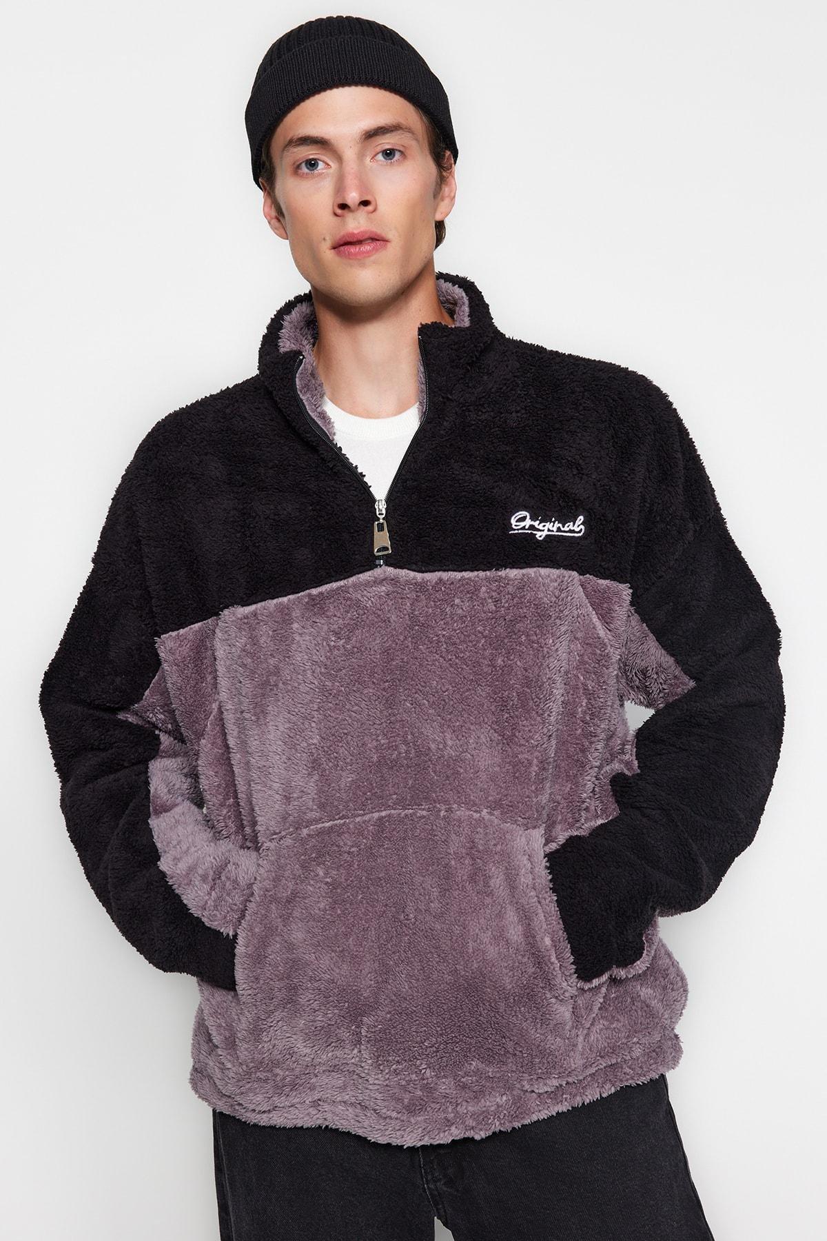 Multicolour Oversize Embraided Sweatshirt, , large image number 0