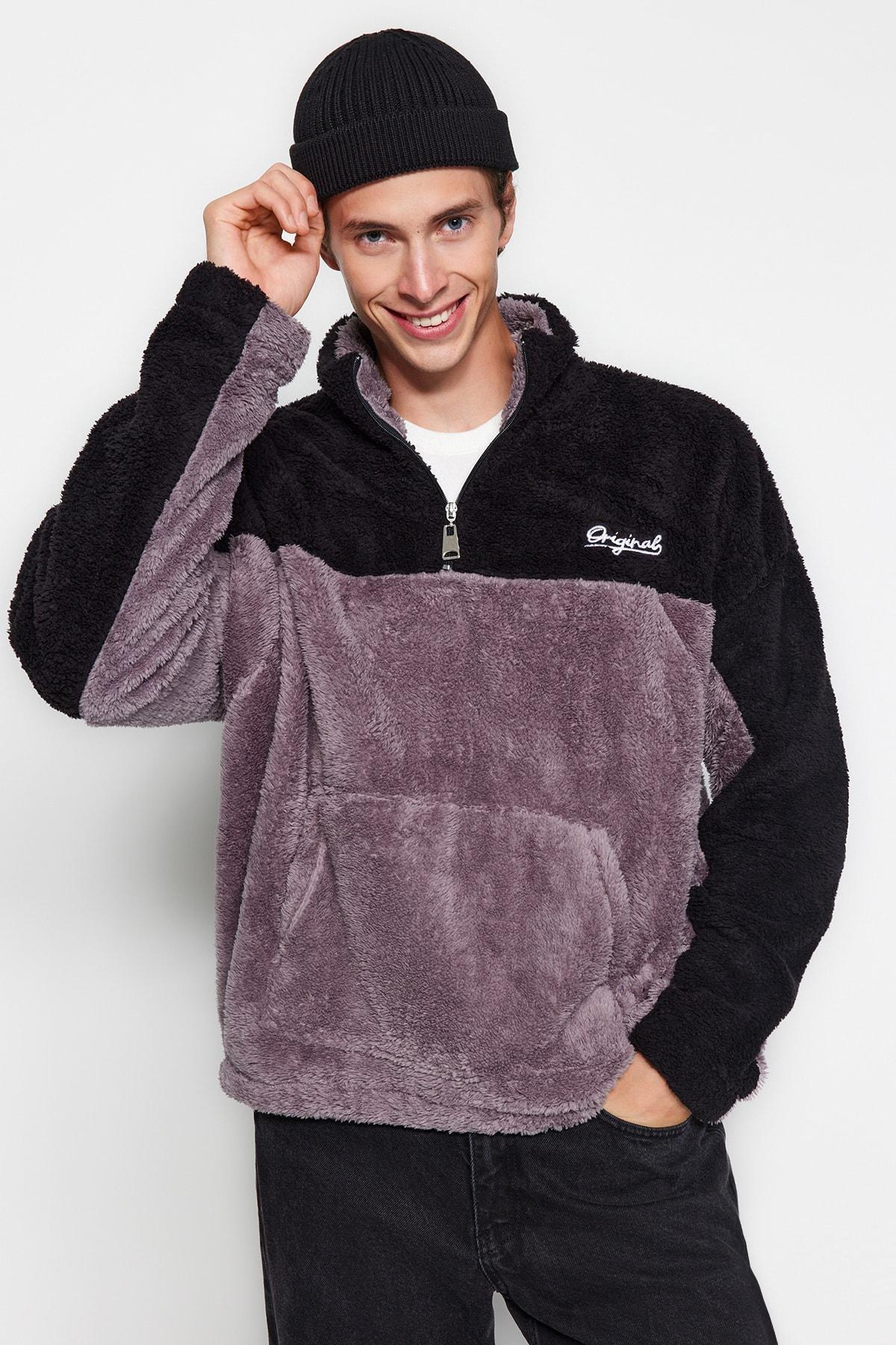 Multicolour Oversize Embraided Sweatshirt, , large image number 1
