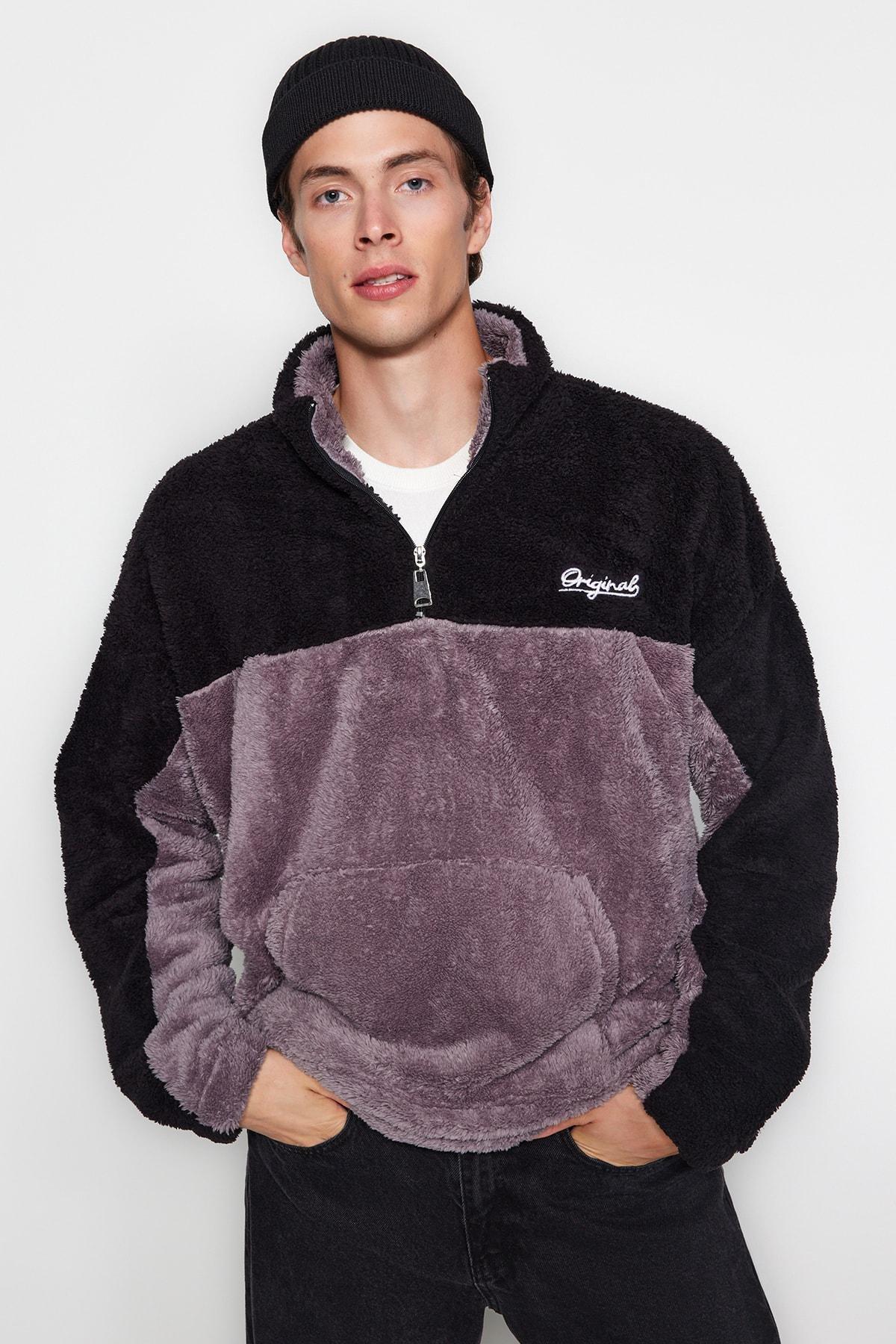 Multicolour Oversize Embraided Sweatshirt, , large image number 2