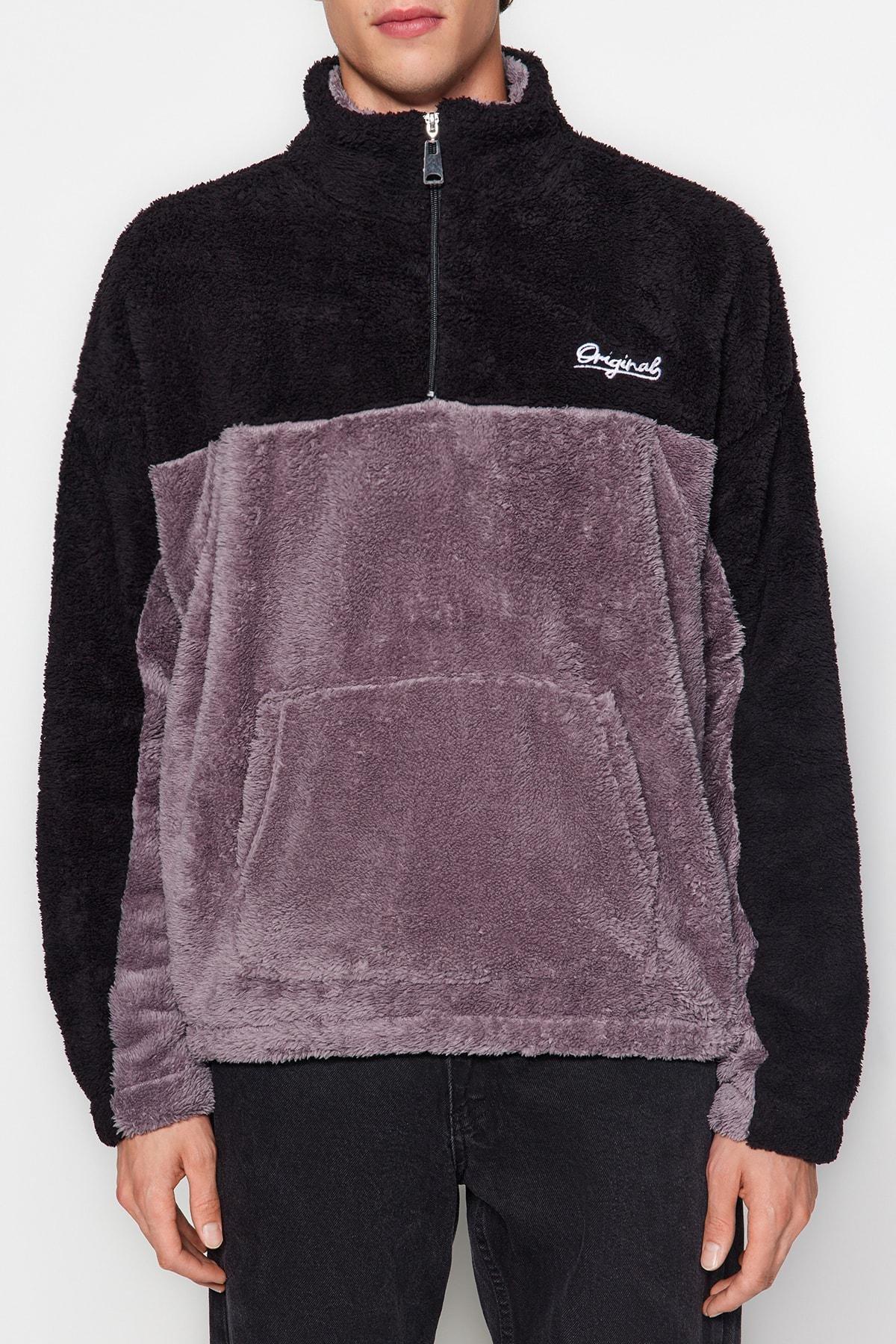 Multicolour Oversize Embraided Sweatshirt, , large image number 3