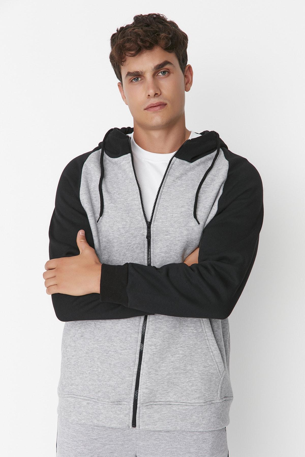 Anthracite Regular Polar Fleece, Gray, large image number 0