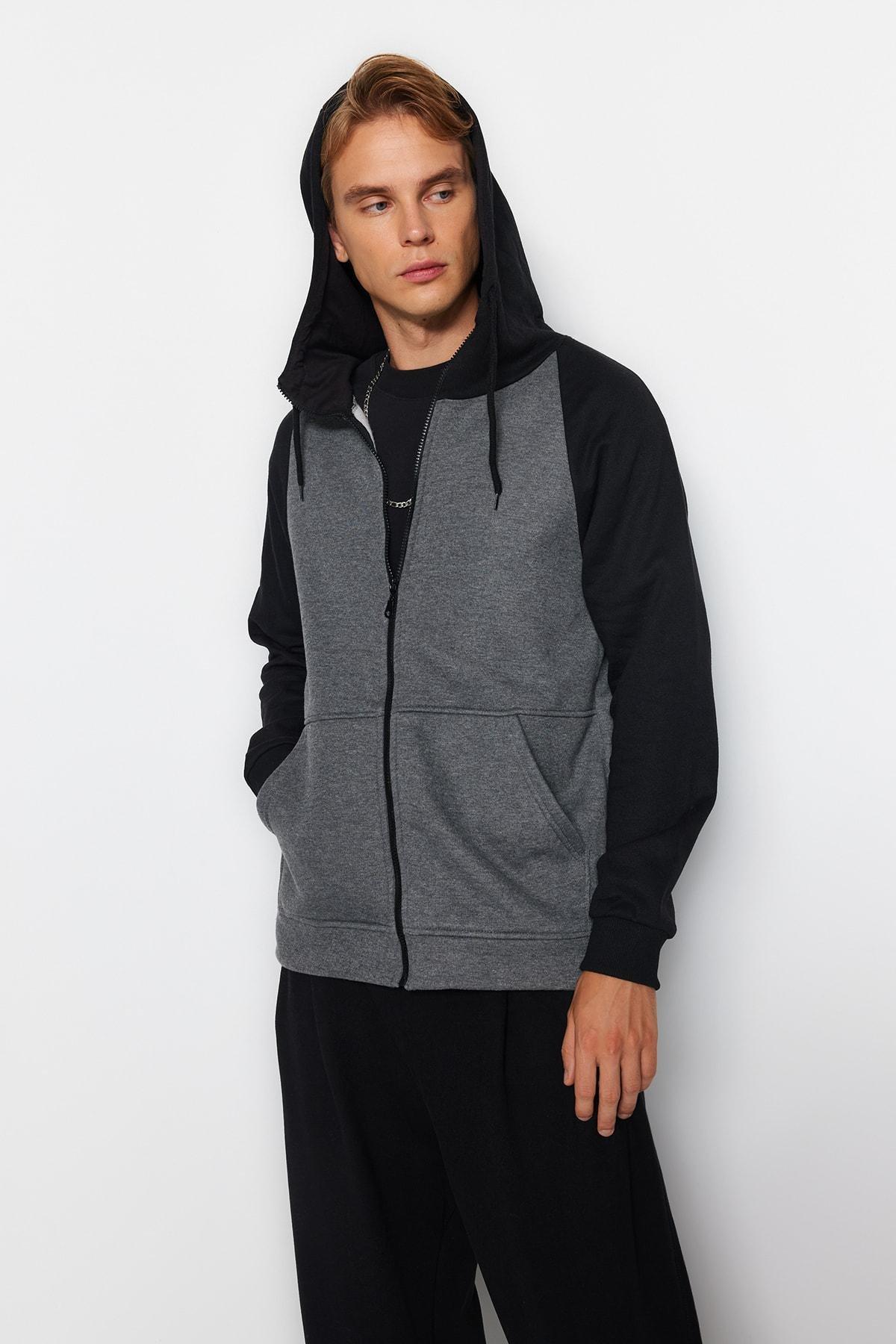 Anthracite Regular Polar Fleece, Gray, large image number 2