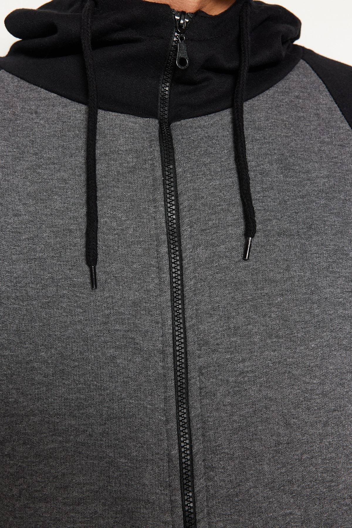 Anthracite Regular Polar Fleece, Gray, large image number 10