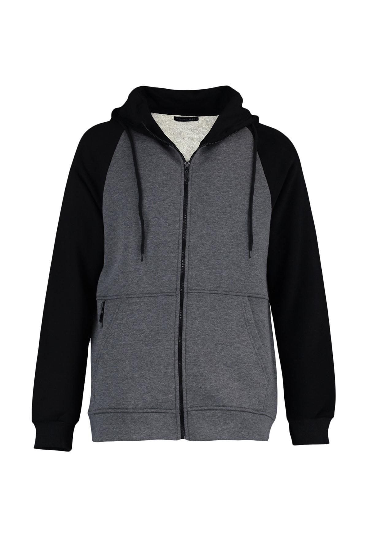 Anthracite Regular Polar Fleece, Gray, large image number 13