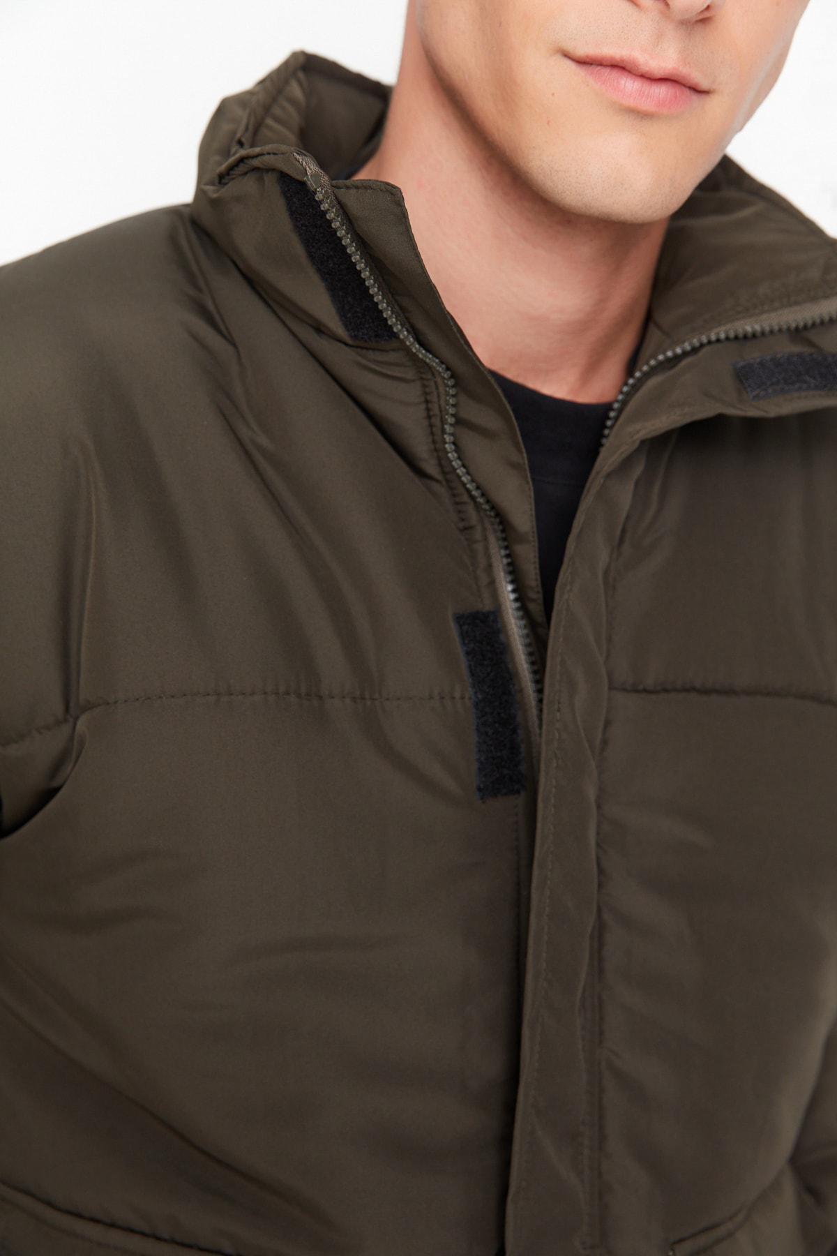 Green Puffer Jacket, , large image number 3