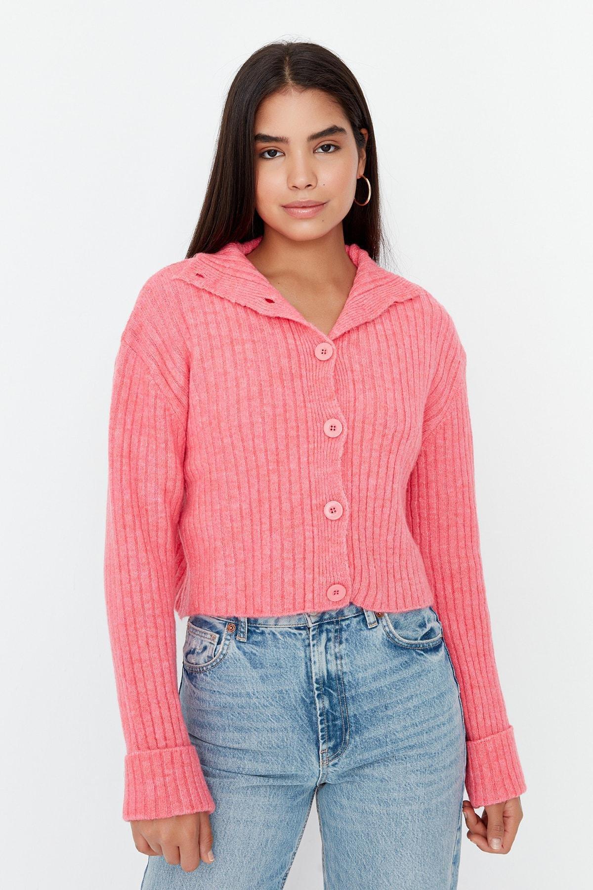 Pink Regular Cardigan, , large image number 2
