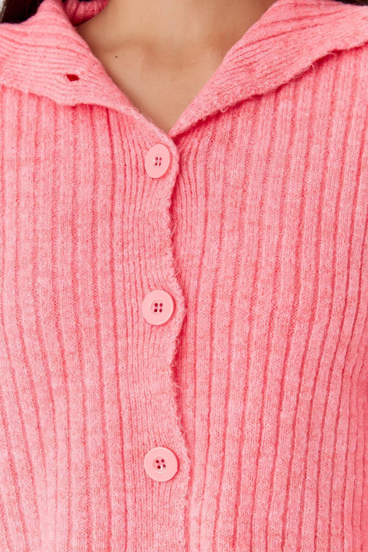 Pink Regular Cardigan, , large image number 3