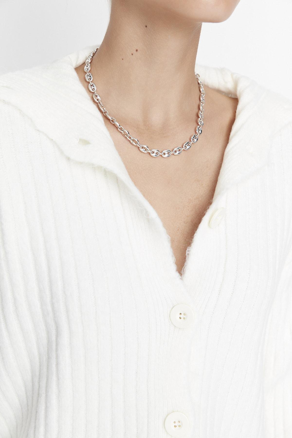 White Regular Cardigan, Ecru, large image number 3