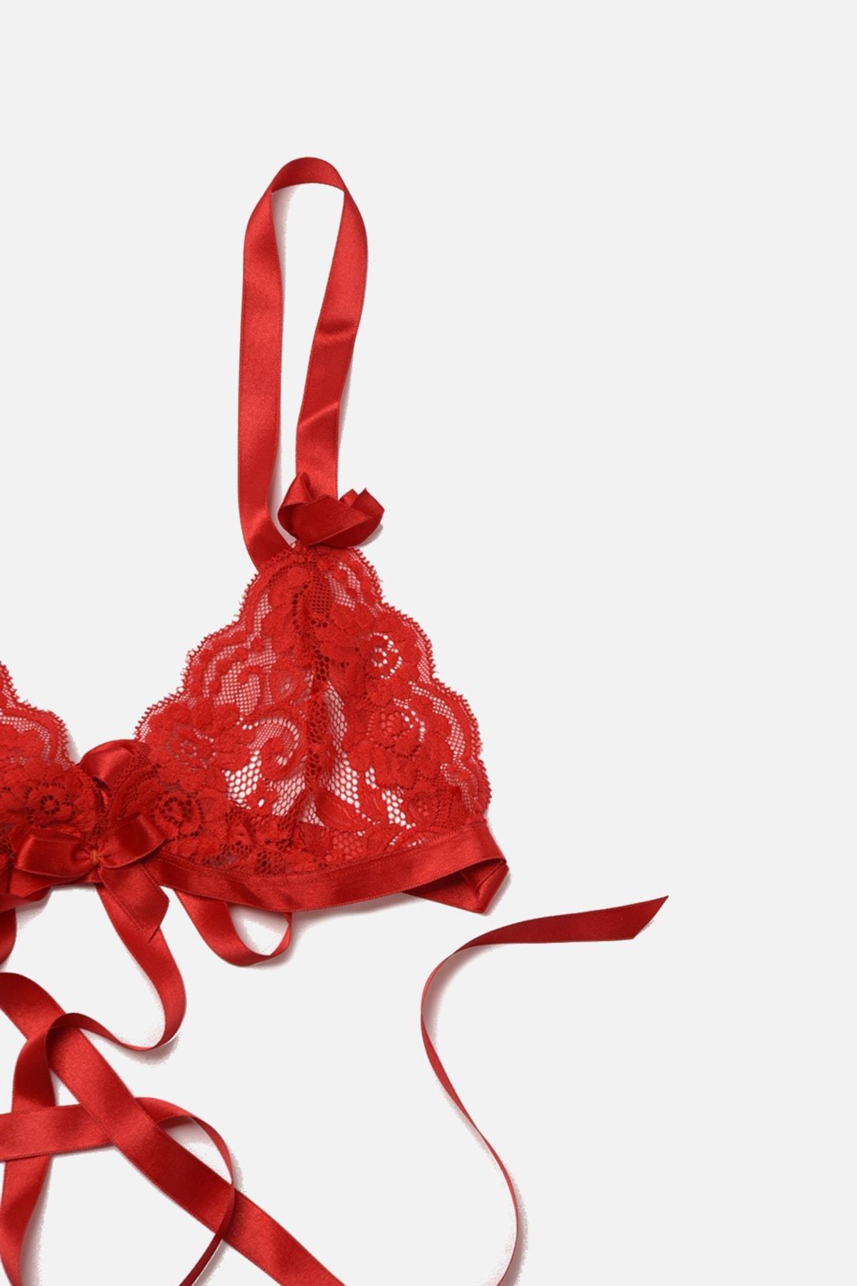 Red Lace Underwear Set, , large image number 5
