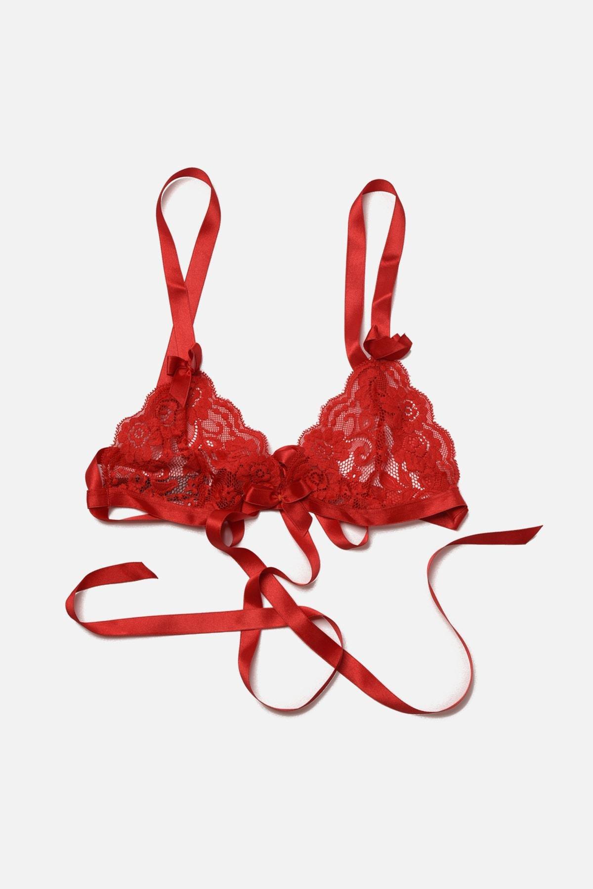 Red Lace Underwear Set, , large image number 6