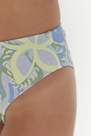 Trendyol - Green Floral High Waist Bikini Bottom