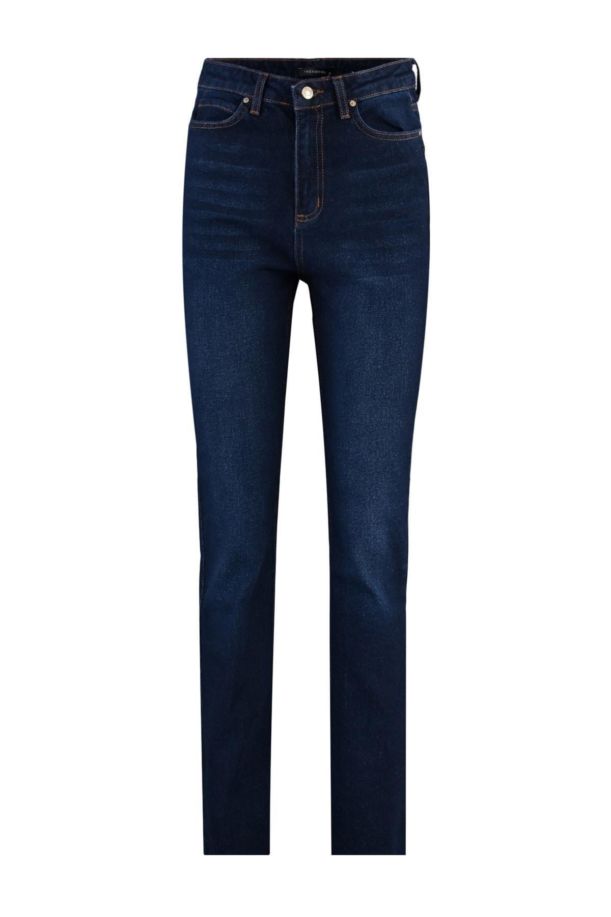 Blue Denim Bootcut Jeans, , large image number 11