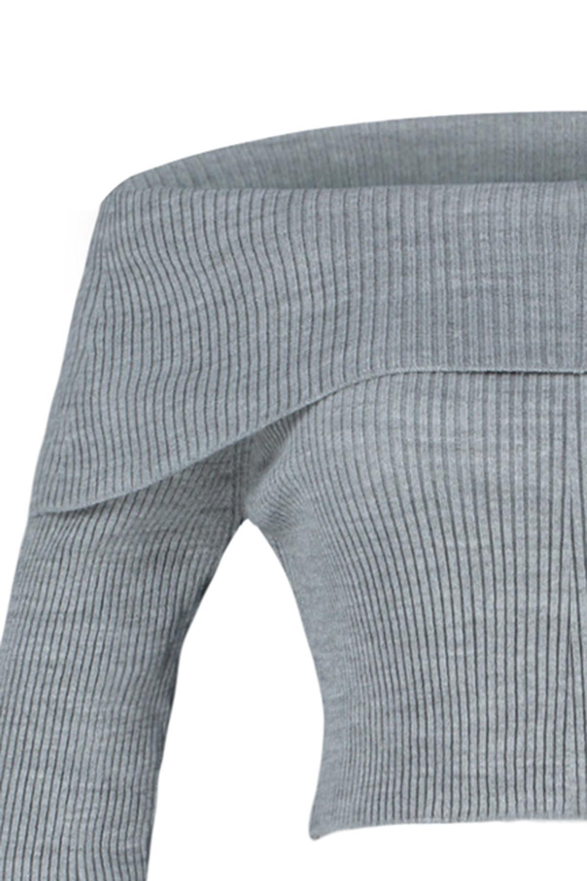 Grey Slim Sweater, Gray, large image number 13