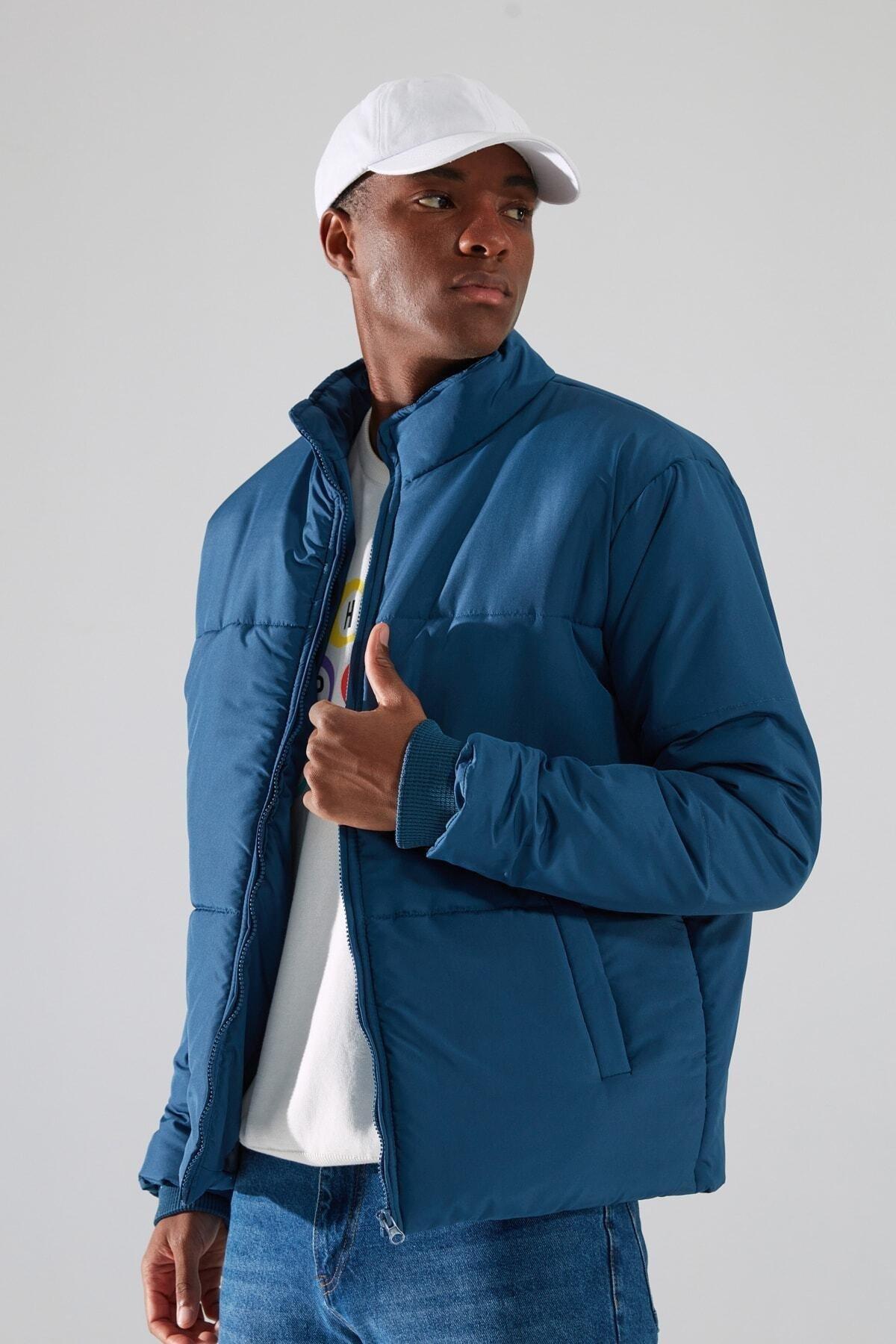 Trendyol - Blue Puffer Jacket