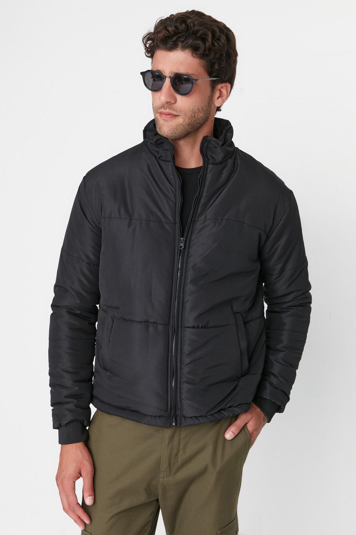 Black Puffer Jacket, , large image number 0