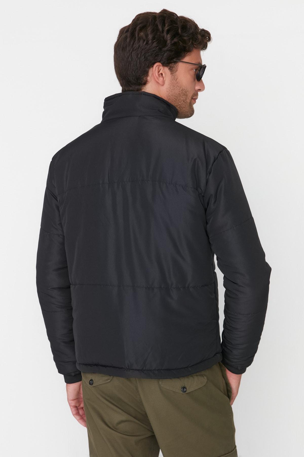 Black Puffer Jacket, , large image number 4