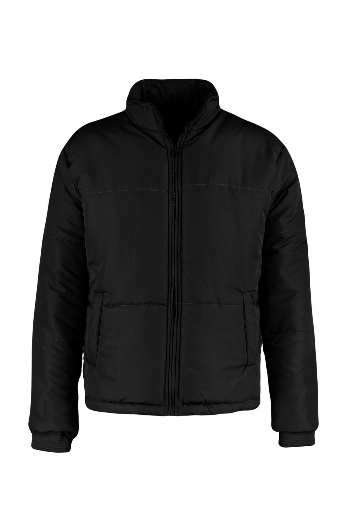 Black Puffer Jacket, , large image number 5