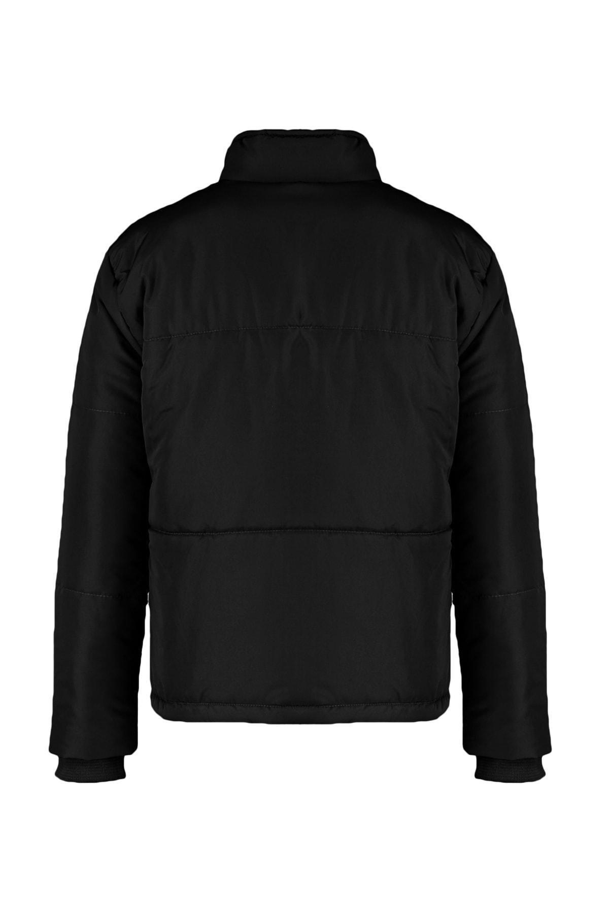 Black Puffer Jacket, , large image number 6
