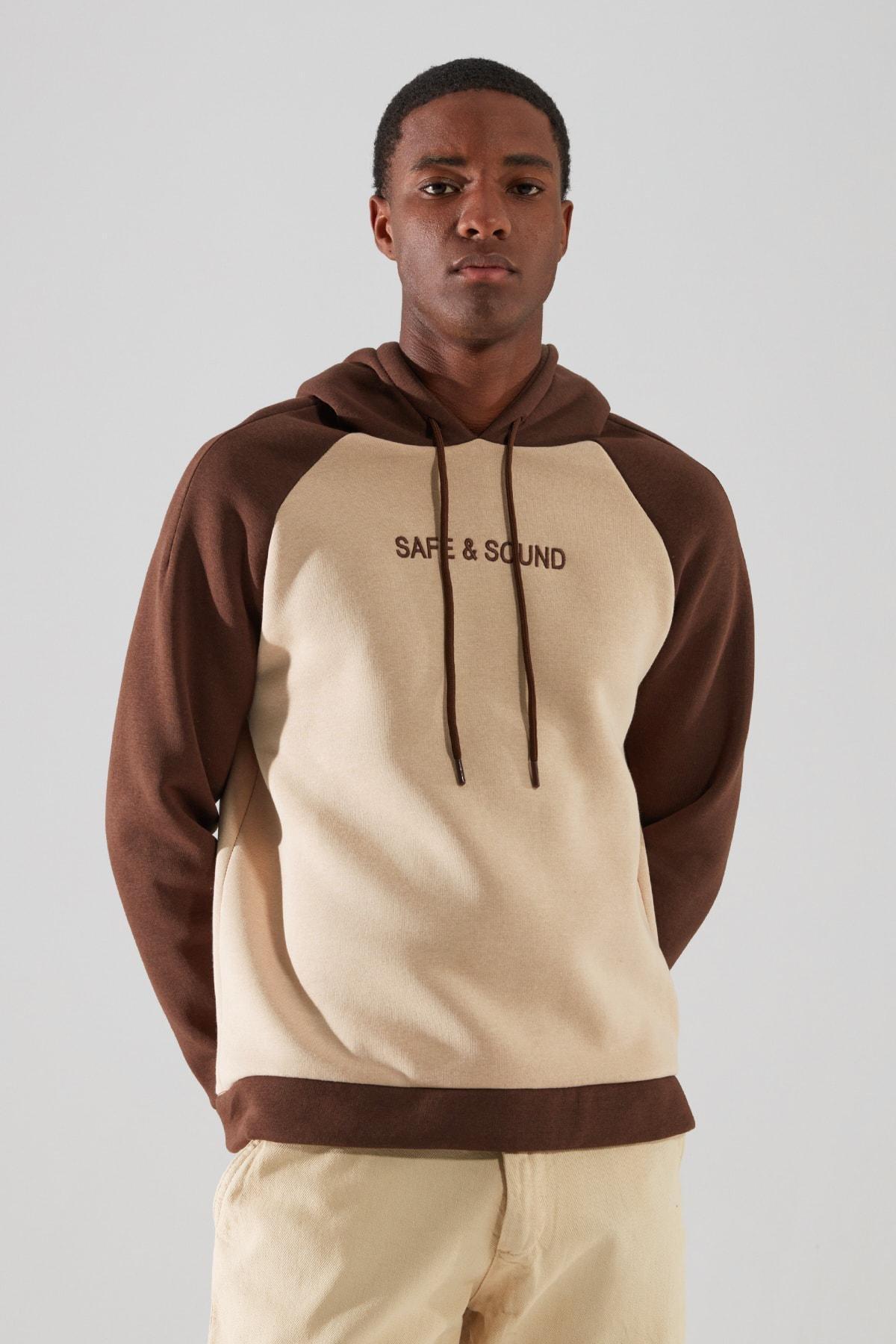 Grey Hooded Sweatshirt, , large image number 1