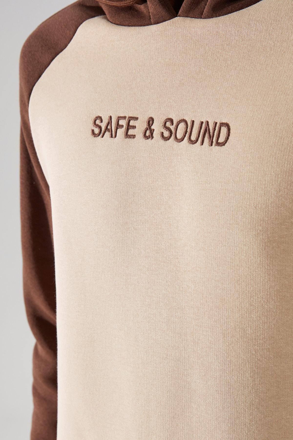 Grey Hooded Sweatshirt, , large image number 3