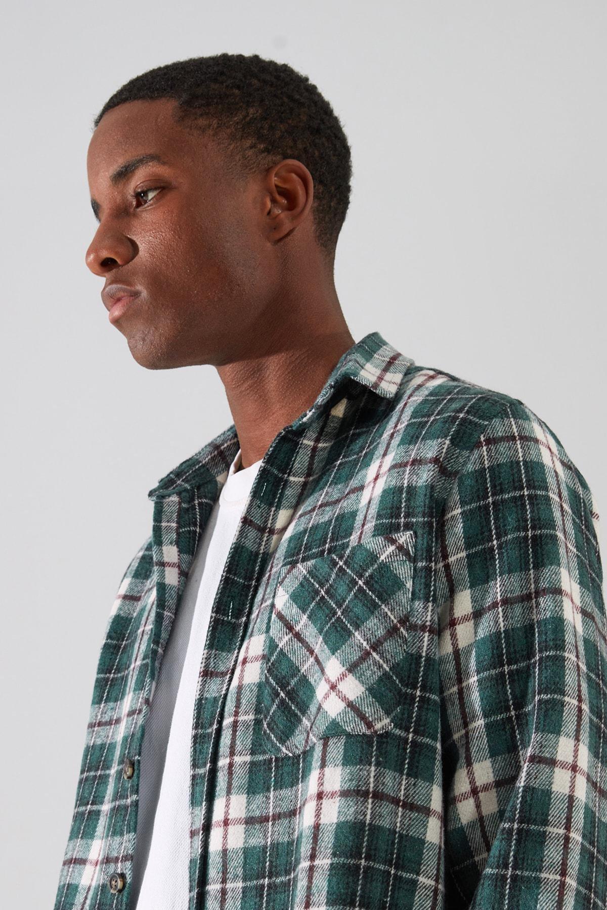 Green Slim Shirt, , large image number 2