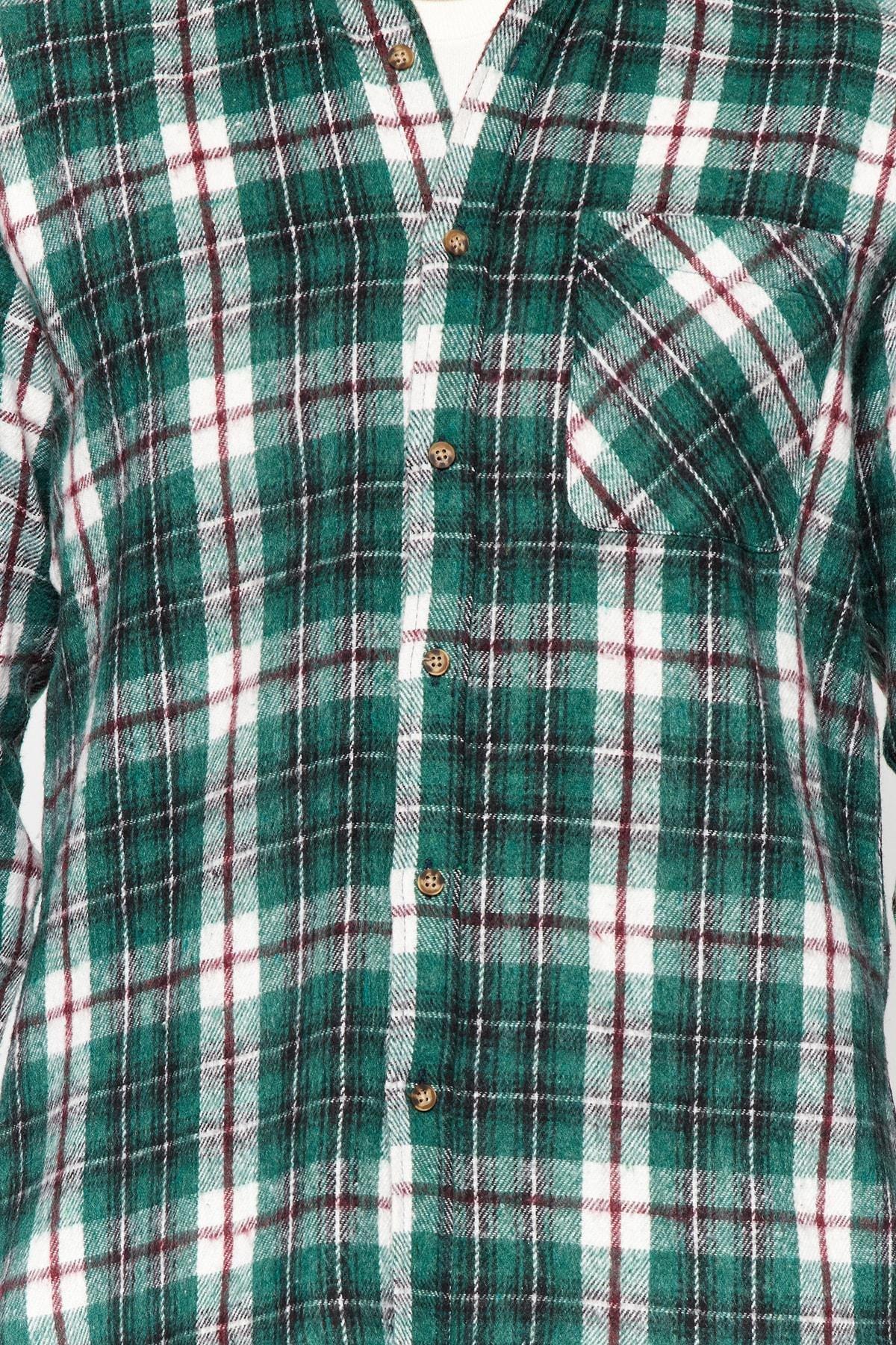 Green Slim Shirt, , large image number 7