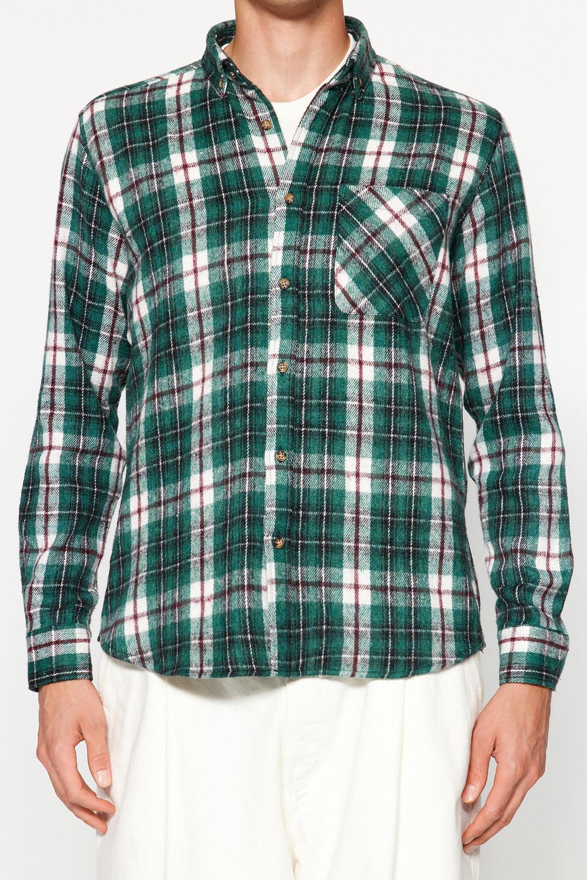 Green Slim Shirt, , large image number 9