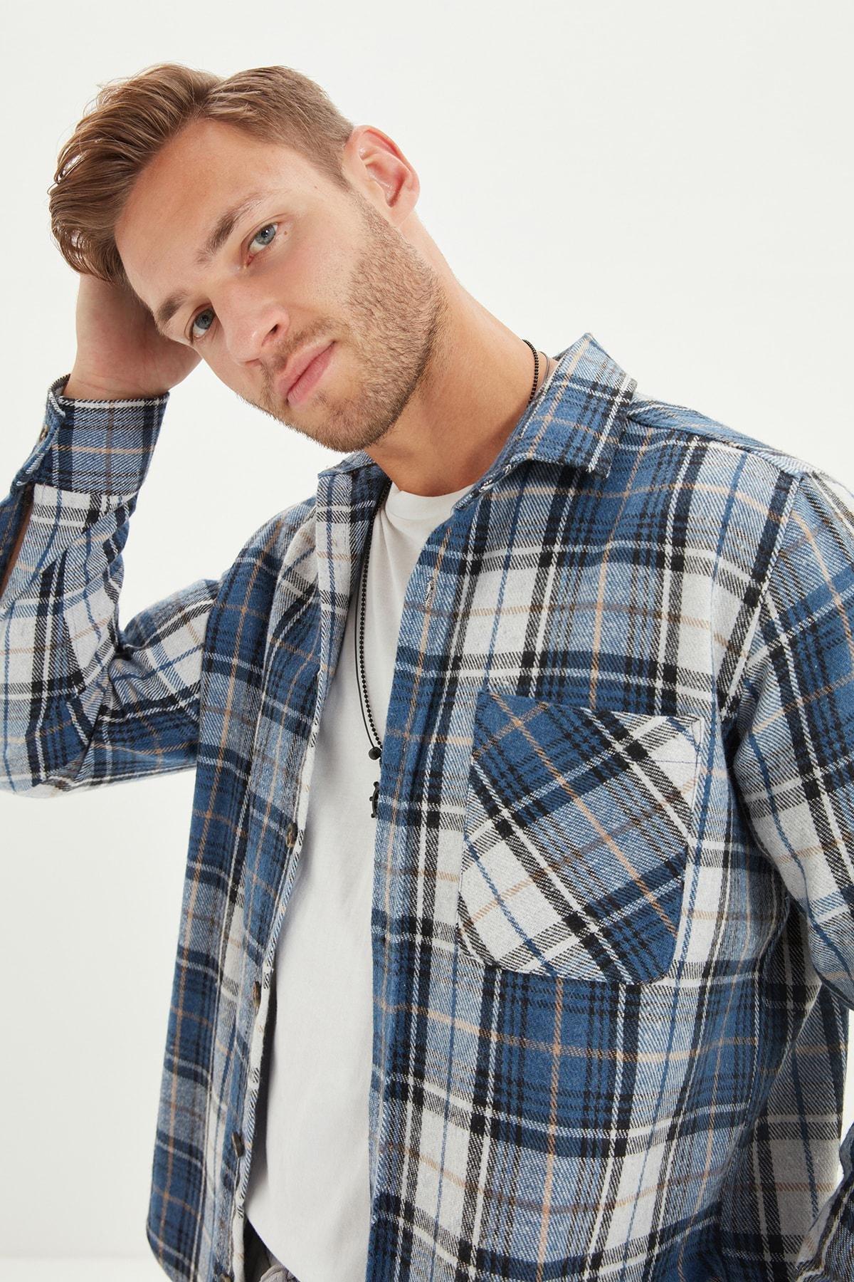 Blue Slim Shirt, , large image number 1