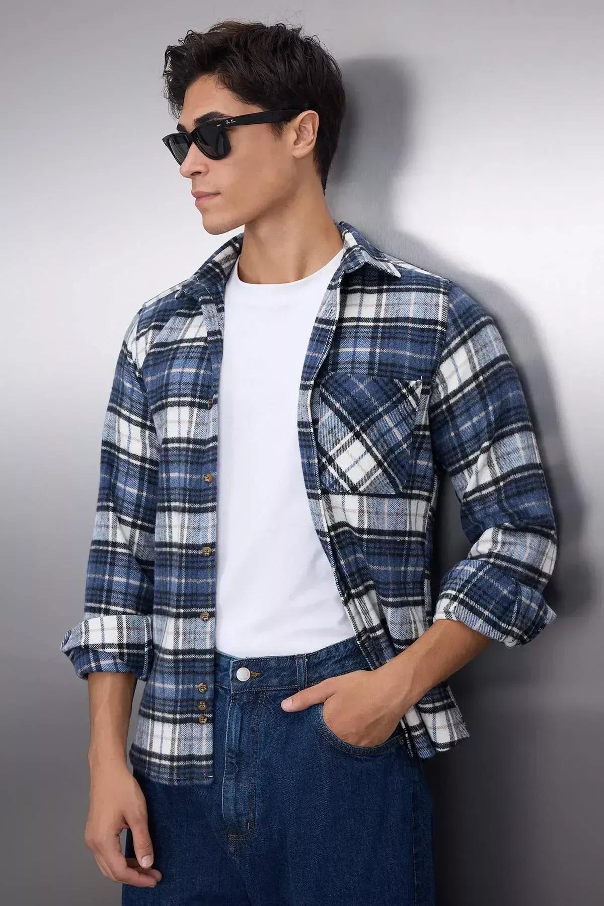Blue Slim Shirt, , large image number 2