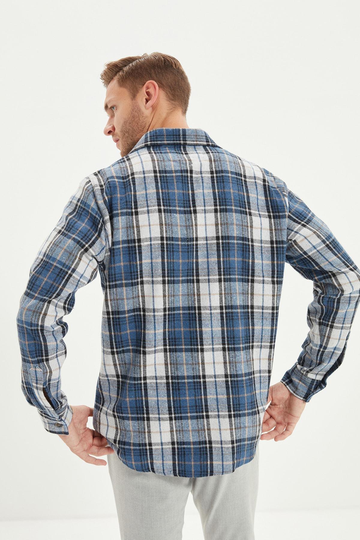 Blue Slim Shirt, , large image number 4