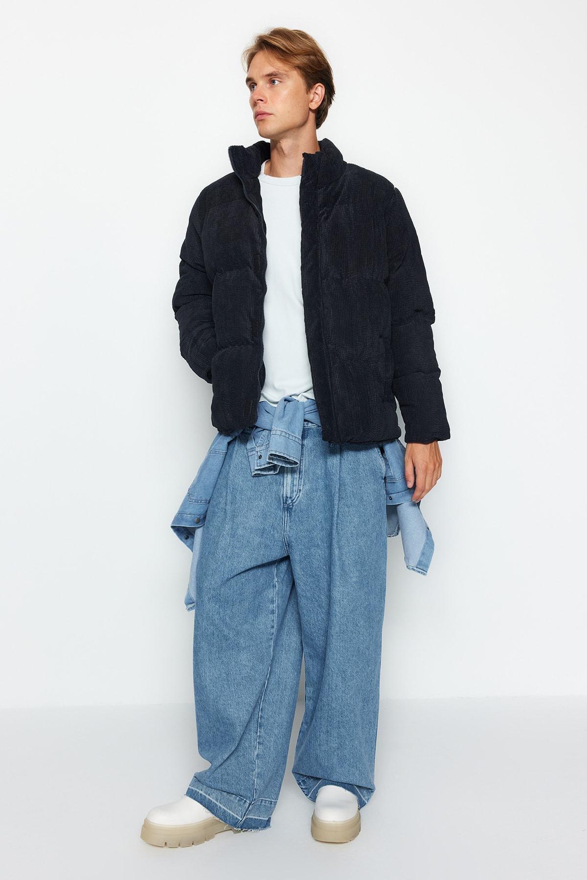 Navy Puffer Jacket, C101_7004, large image number 1
