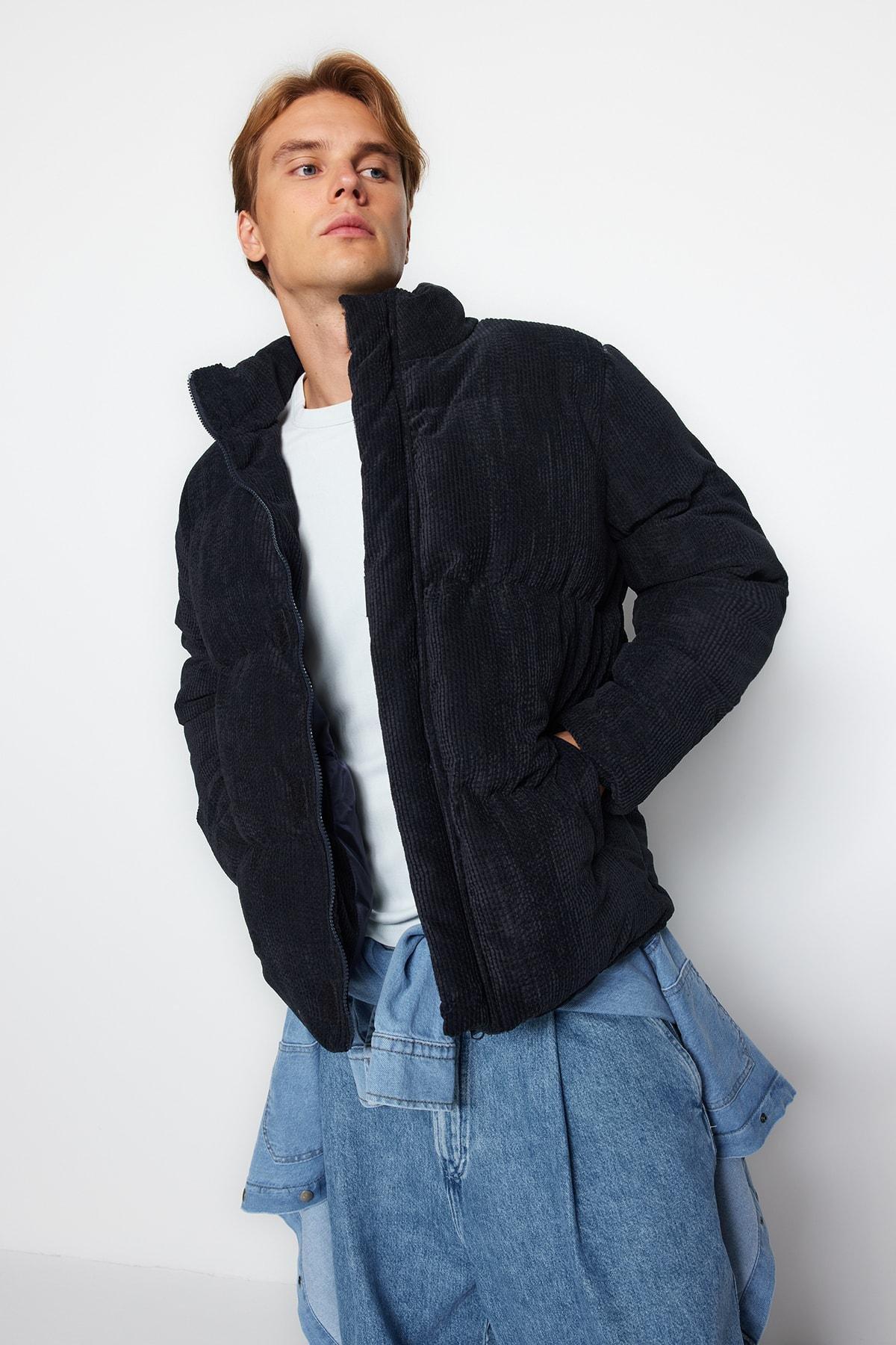 Navy Puffer Jacket, C101_7004, large image number 3