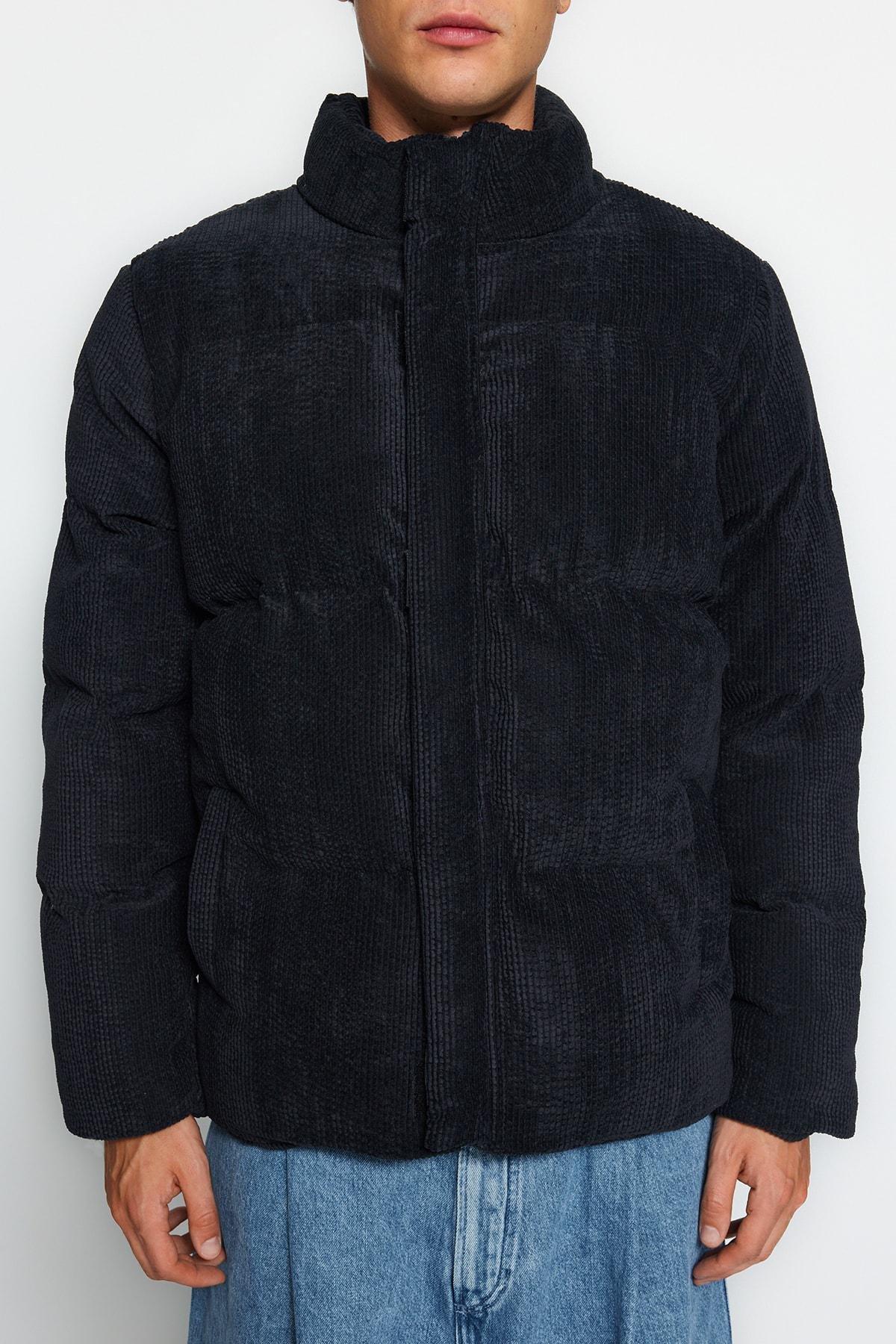 Navy Puffer Jacket, Blue, large image number 5