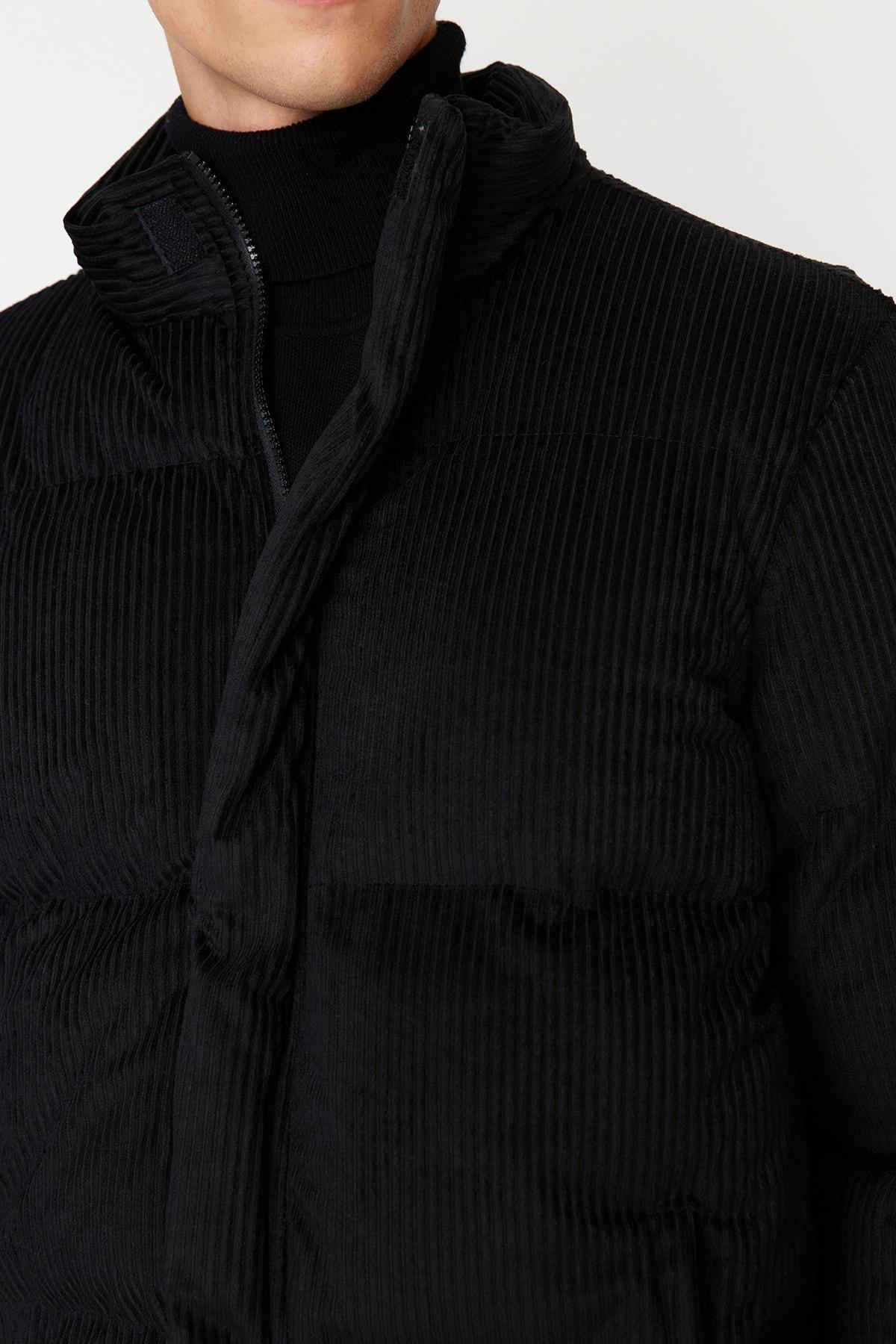 Black Puffer Jacket, , large image number 3